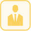 Picto jaune métier - BL Agents mandataires immobilier