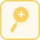 Picto jaune loupe infos