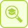 Picto vert loupe formation - BL Agents mandataires immobilier